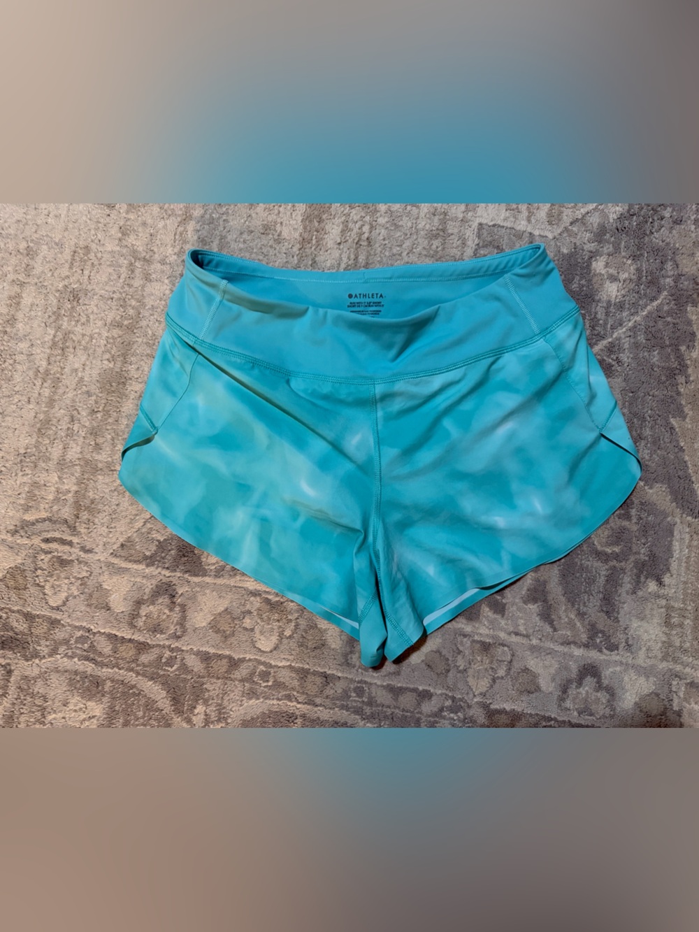 Athleta Turquoise Athletic Running Shorts